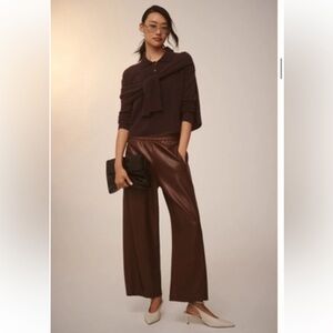 Anthropologie Brown Cropped Pants
